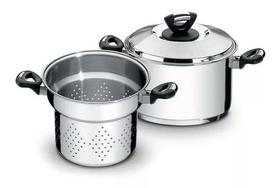 Jogo Cozi-pasta INOX Com Fundo Triplo 2 Pç. 20cm 65720410