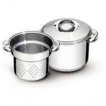Jogo Cozi-pasta Solar em Aço Inox 24 Cm 8 L Tramontina Jogo Cozi-pasta Solar em Aço Inox 24 Cm 8 L Tramontina