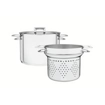 Jogo Cozi-Pasta Tramontina Brava 20 Cm 2 Peças Inox Jogo Cozi-Pasta Tramontina Brava 20 Cm 2 Peças Inox