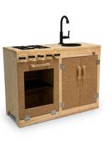 Jogo Cozinha Brinquedo Fogão Forno Pia Armário Infantil Crianças