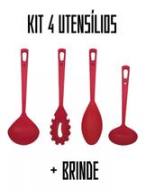 Jogo Cozinha Conjunto Utensílios Kit C/4
