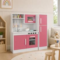 Jogo Cozinha Infantil Completo Kit Fogão Geladeira Forno Brinquedo Infantil Menino Menina Prado Móveis Jogo Cozinha Infantil Completo Kit Fogão Geladeira Forno Brinquedo Infantil Menino Menina Prado Móveis