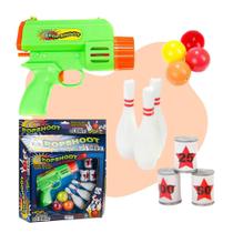 Jogo Criança Lançador Bolinhas Popshoot com Acessorios Jogo Criança Lançador Bolinhas Popshoot com Acessorios