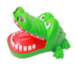 Jogo Crocodilo Dentista mordida do crocodilo grande 16cm Jogo Crocodilo Dentista mordida do crocodilo grande 16cm