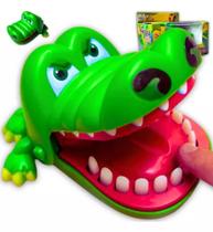 Jogo Crocodilo Jacaré Dentista Morde Dedo Brinquedo Pegadinha