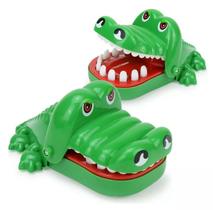 Jogo CrocodiloJacaré Dentista Morde Dedo Pegadinha Art Brink