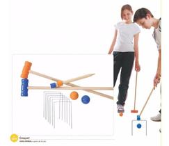 Jogo Croquet Psicomotricidade Coordenaçao Motora Getball