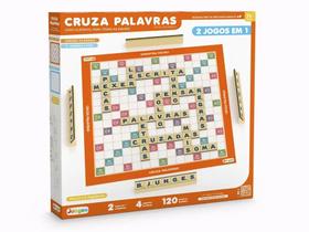 Jogo Cruza Palavras Junges MDF 120 Peças Jogo Cruza Palavras Junges MDF 120 Peças