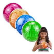 Jogo Cubo Labirinto 3d Esférico Desafio Antistress Puzzle