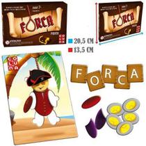 Jogo da forca pirata com tabuleiro + cartela e acessorios 99 pecas na caixa - COLUNA