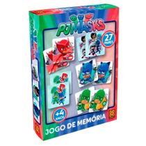 Jogo da memoria 54 pecas pj masks grow