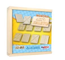 Jogo Da Memória Alto Relevo Braille 20 Peças 1455