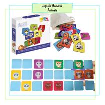 Jogo da Memória Animais Coleção Joguinho de Bolsa