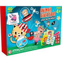 Jogo da Memória Animais Divertidos - 40 Peças Jogo da Memória Animais Divertidos - 40 Peças