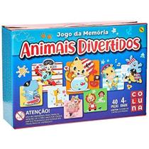 Jogo Da Memoria Animais Divertidos Brinquedo Educativo