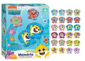 Jogo da Memória Baby Shark em Madeira 0747- Nig.