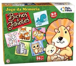 Jogo da memoria - bichos e filhotes - Pais & Filhos