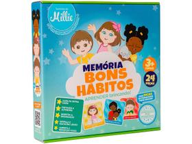 Jogo da Memória - Bons Hábitos - 24 Cartas - Turminha da Millie