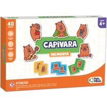 Jogo da Memória Capivara 40 Peças