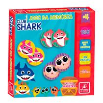 Jogo da Memória Club Shark - Madeira - 2260 - Brincadeira De Criança
