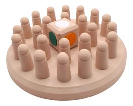 Jogo Da Memória Com Pino Colorido Xadrez Educativo Crianças Memory Game