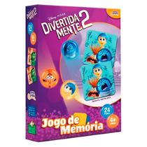 Jogo Da Memória da Disney Pixar Montessori Divertida Mente 2 Presente Para Crianças