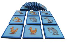 Jogo da Memória de Animais Gigante