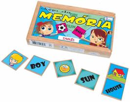 Jogo Da Memória De Ingles Educativo Pedagogico Simque