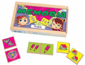 Jogo Da Memória De Plural Educativo Pedagogico Loja Simque