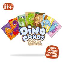 Jogo da memória dino cards - pais&filhos 7221