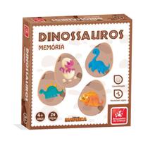 Jogo da Memória Dinossauros com 24 peças