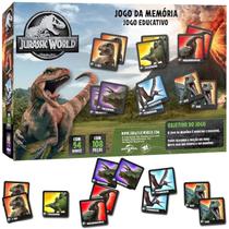 Jogo Da Memoria Dinossauros Jurassic World T-Rex 108 Peças Jogo Da Memoria Dinossauros Jurassic World T-Rex 108 Peças