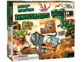 Jogo da Memoria Dinossauros - Pais e Filhos UNICA
