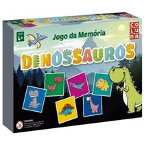 Jogo da memória dinossauros - pais & filhos - 91085