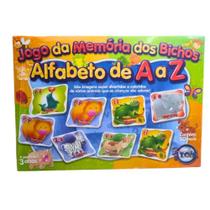 Jogo Da Memória Dos Bichos Alfabeto De A - Z Animais Jogo Da Memória Dos Bichos Alfabeto De A - Z Animais