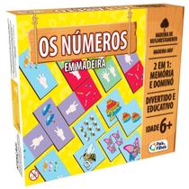 Jogo da memória e dominó os números - pais & filhos - 2903 Jogo da memória e dominó os números - pais & filhos - 2903