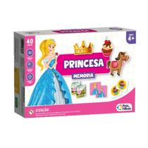 Jogo da Memória Educativo Princesas 40 Peças Pais e Filhos - 2824-1 Jogo da Memória Educativo Princesas 40 Peças Pais e Filhos - 2824-1