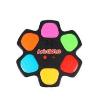 Jogo da Memoria Eletronico 6 Cores Com Luz e Som 20x20cm - Ark Toys