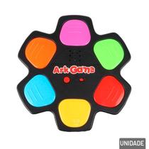 Jogo da Memória Eletrônico 6 Cores com LUZ e Som - Tudo em Caixa