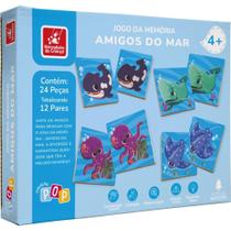 Jogo da Memoria em Madeira Amigos do MAR 24PCS