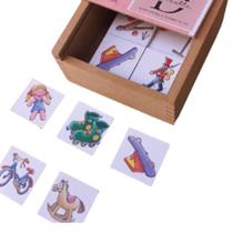 Jogo da Memória Era Uma Vez Brinquedo Educativo de Madeira Jogos e Desafios  Bambalalão Brinquedos Educativos