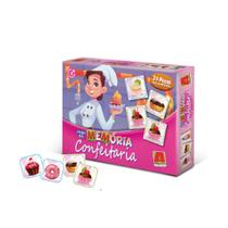 Jogo da Memória Em Madeira Confeitaria - Algazarra Jogo da Memória Em Madeira Confeitaria - Algazarra