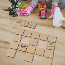 Jogo da Memória em MDF Diversão e Aprendizado