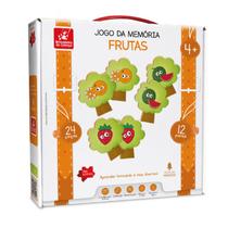 Jogo da Memória Frutas 24 peças feito em Madeira Jogo da Memória Frutas 24 peças feito em Madeira