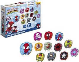 Jogo da Memória Homem Aranha Spidey Marvel 24 peças Xalingo