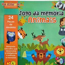 Jogo Da Memoria Infantil Animais 24 Peças Educativo Pedagógico Divertido Menino Menina 4 Anos