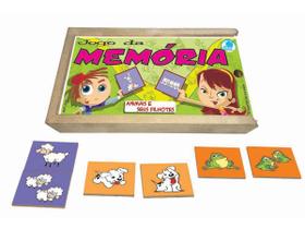 Jogo da Memória Infantil Animais e Seus Filhotes