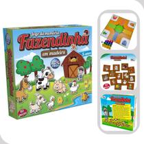 Jogo Da Memoria Infantil Brinquedo Pedagogico Mdf Fazendinha Jogo Da Memoria Infantil Brinquedo Pedagogico Mdf Fazendinha