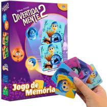 Jogo da Memória Infantil Divertida Mente 2 Disney 48 Peças - Toyster