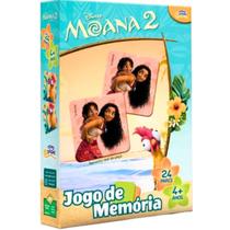 Jogo Da Memória Infantil Educativo Moana 2 24 Pares - Disney